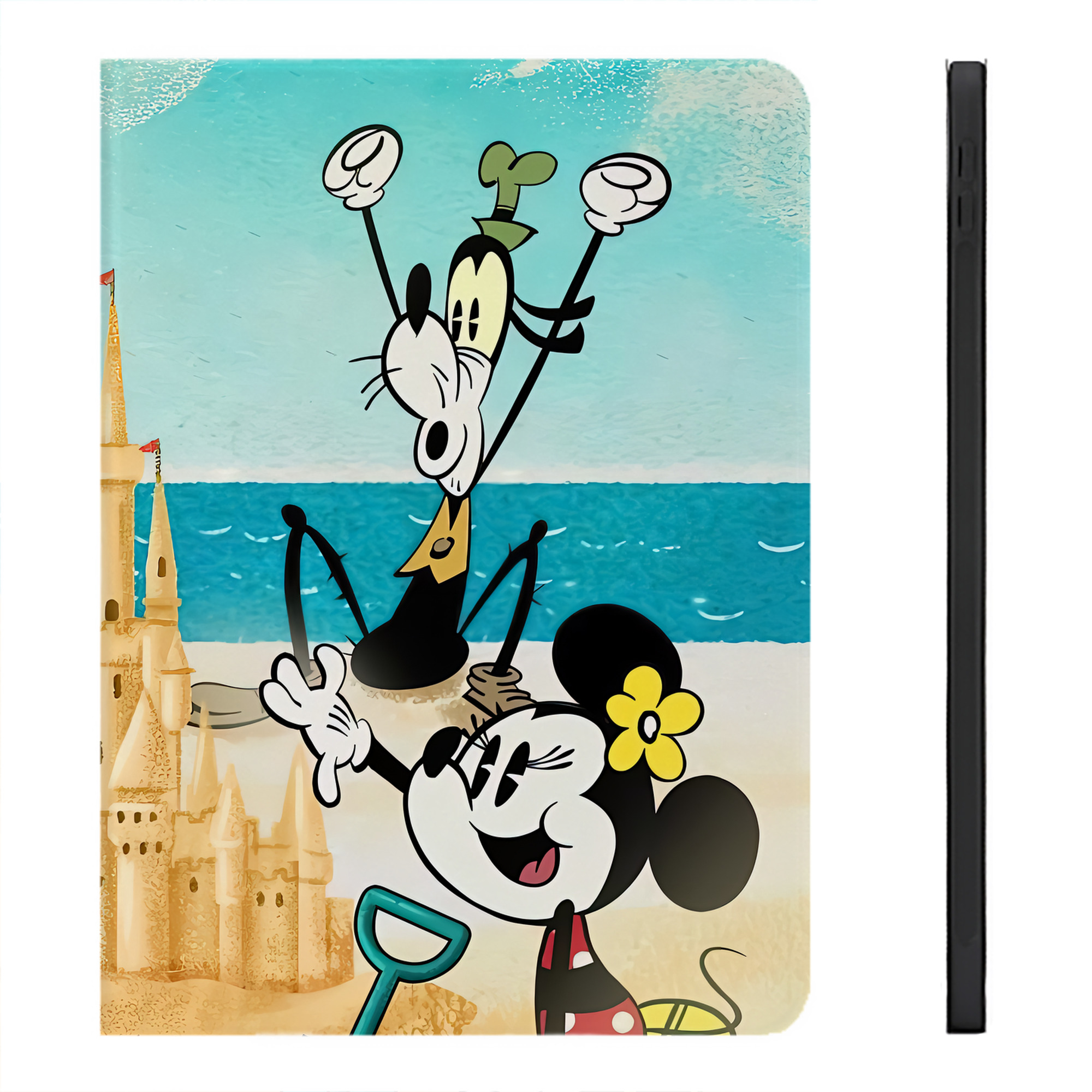 （画像用） ミッキーマウス Mickey Mouse IPadケース ペンホルダー付き ブックスタイルデザイン